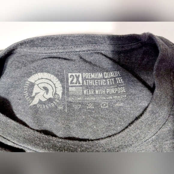 ⭐️5/$25 Death and Taxes Relentless Defender T Shirt‎ 2XL - Picture 3 of 5